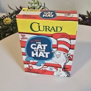 2003 Curad Dr. Seuss Cat in the Hat Bandages Novelty Collectible Only